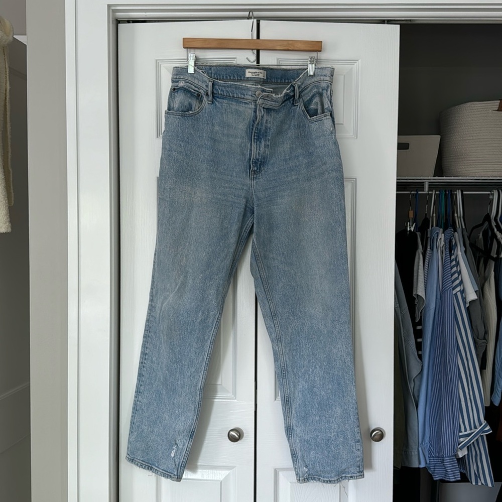 Abercrombie & Fitch 90s straight ultra high rise jeans